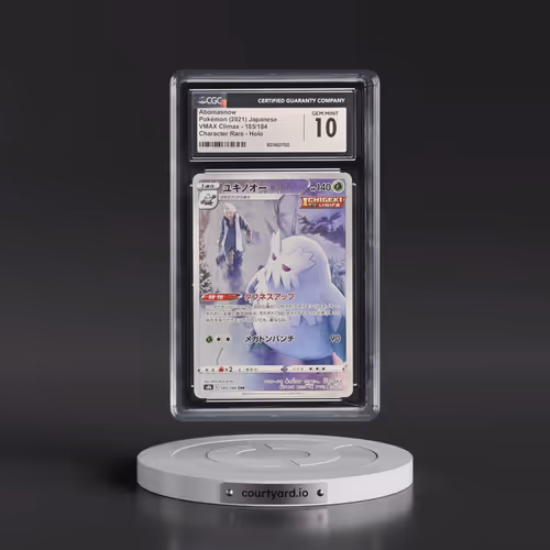 2021 VMAX Climax #185/184 Abomasnow - Character Rare Holo (CGC 10 GEM MINT)
