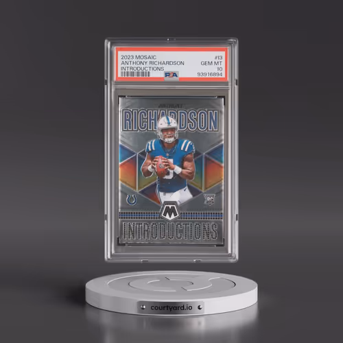 2023 Panini Mosaic Introductions #I3 Anthony Richardson (PSA 10 GEM MINT)