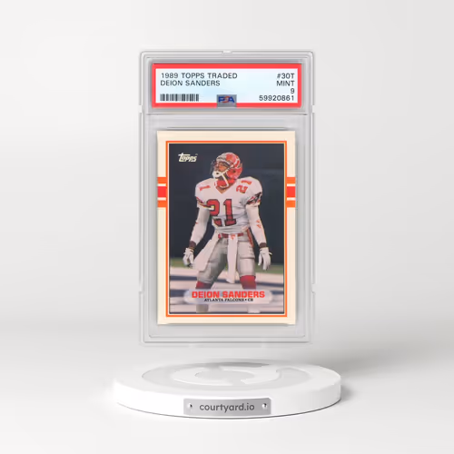 1989 Topps Traded #30T Deion Sanders (PSA 9 MINT)