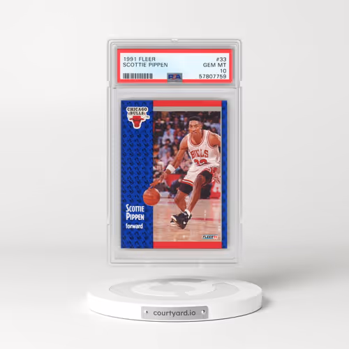 1991 Fleer #33 Scottie Pippen (PSA 10 GEM MINT)