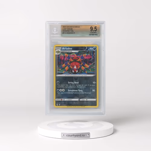 2022 Lost Origin #113 Ariados - Reverse Holo (BGS 9.5 GEM MINT)
