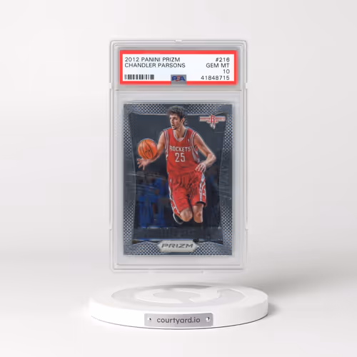 2012 Panini Prizm #216 Chandler Parsons (PSA 10 GEM MINT)