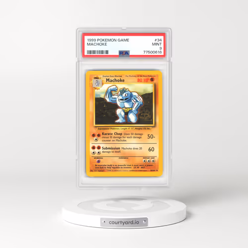 1999 Base Set #34 Machoke (PSA 9 MINT)