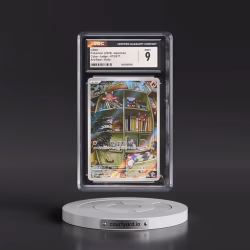 2024 Cyber Judge #075/071 Litten - Art Rare Holo (CGC 9 MINT)