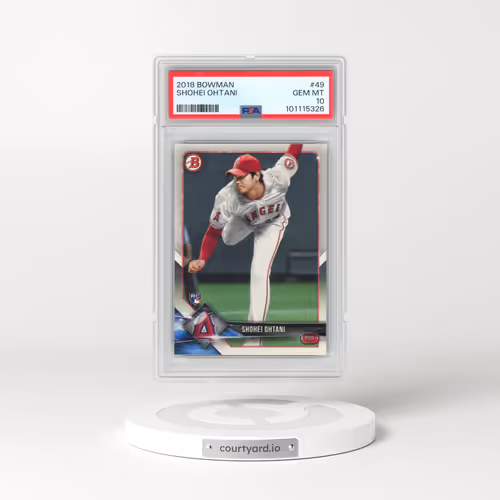 2018 Bowman #49 Shohei Ohtani (PSA 10 GEM MINT)
