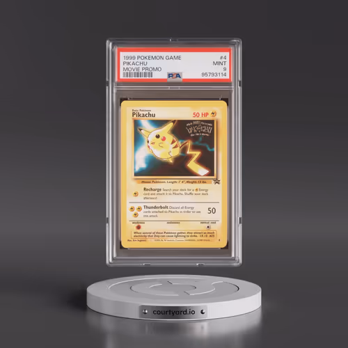 1999 Pokémon Game Movie #4 Pikachu - Movie Promo (PSA 9 MINT)