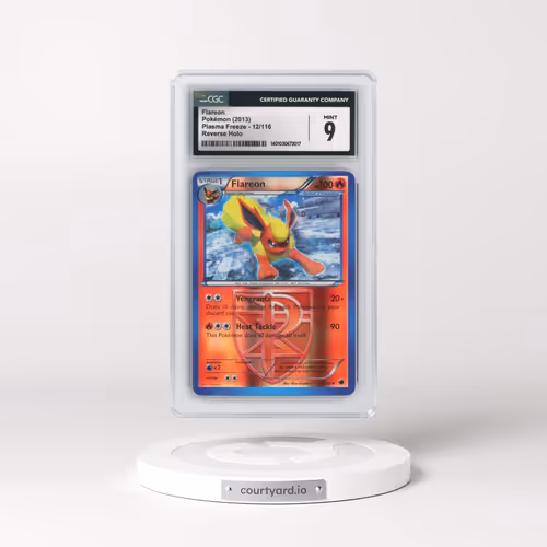 2013 Plasma Freeze #12/116 Flareon - Reverse Holo (CGC 9 MINT)
