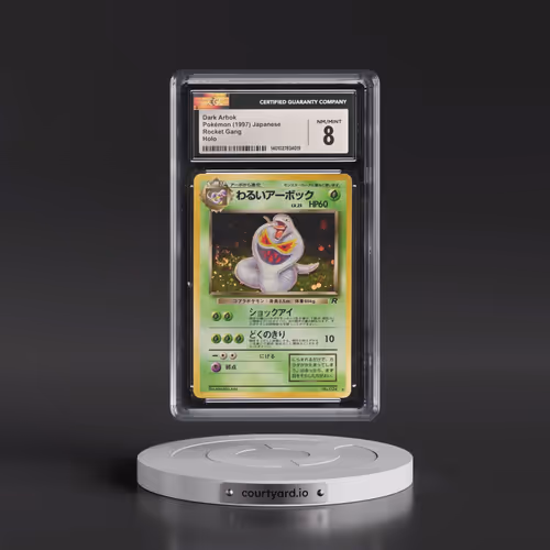 1997 Rocket Gang Dark Arbok - Holo (CGC 8 NM-MT)