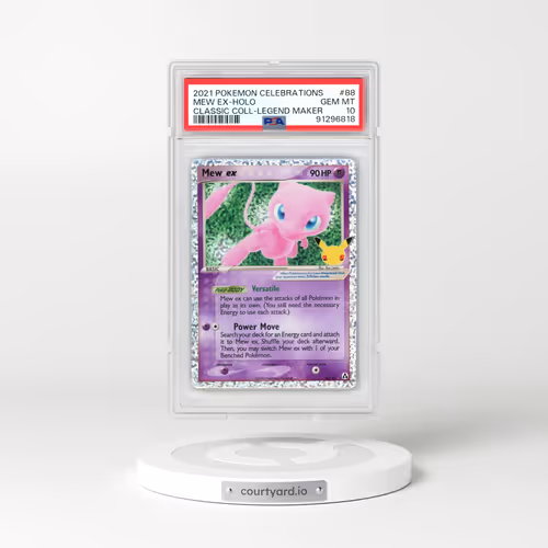 2021 Pokémon Celebrations Classic Collection #88 Mew EX - Holo Holo (PSA 10 GEM MINT)