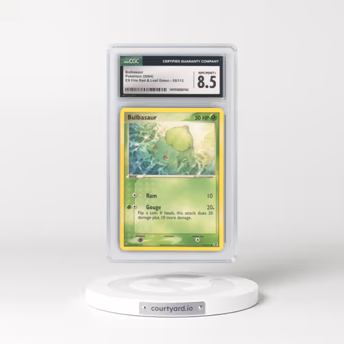2004 EX Fire Red & Leaf Green #55/112 Bulbasaur (CGC 8.5 NM-MT+)