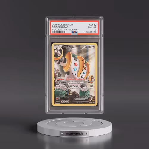 2015 Pokémon XY Black Star Promos #XY82 Regigigas - Full Art (PSA 8 NM-MT)