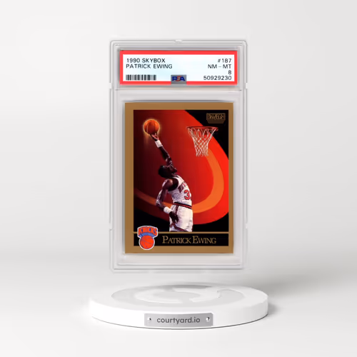 1990 Skybox #187 Patrick Ewing (PSA 8 NM-MT)
