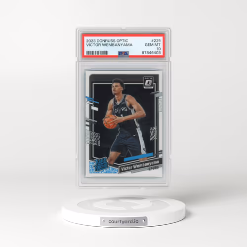2023 Panini Donruss Optic #225 Victor Wembanyama (PSA 10 GEM MINT)