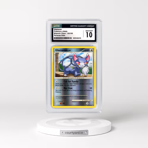 2008 Majestic Dawn #65 Glameow - Holo (CGC 10 GEM MINT)