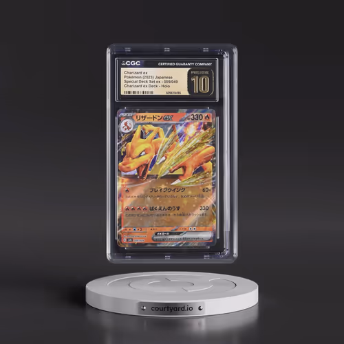 2023 Venusaur/Charizard/Blastoise Spec. Set ex #009/049 Charizard ex - Charizard ex Deck Holo (CGC 1