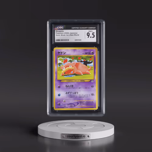2000 Gold, Silver, to a New World #79 Slowpoke (CGC 9.5 MINT+)