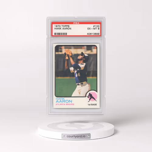 1973 Topps #100 Hank Aaron (PSA 6 EX-MT)
