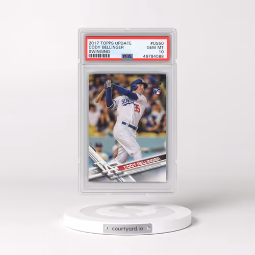2017 Topps Update #US50 Cody Bellinger - Swinging (PSA 10 GEM MINT)