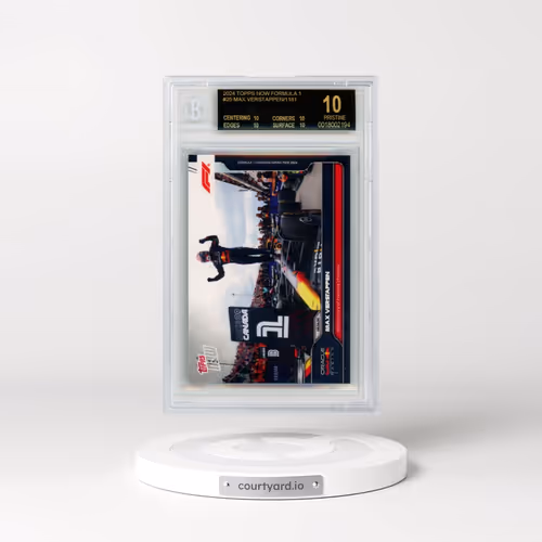 2024 Topps Now Formula 1 #25 Max Verstappen/1181* (BGS 10 PRISTINE)