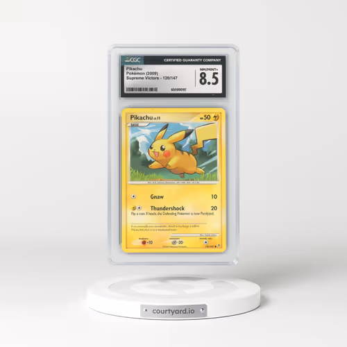 2009 Supreme Victors #120/147 Pikachu (CGC 8.5 NM-MT+)