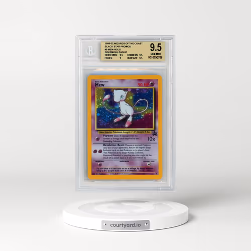 1999 Black Star Promos #9 Mew - Holo Pokémon League (BGS 9.5 GEM MINT)