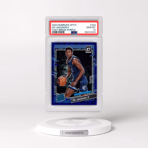 2023 Panini Donruss Optic #228 GG Jackson II - Fast Break Purple (PSA 10 GEM MINT)