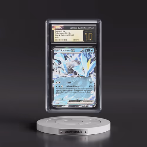 2025 Black Bolt - BLK EN #028/086 Kyurem ex - Holo (CGC 10 PRISTINE)