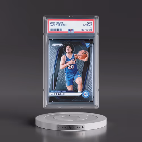 2024 Panini Prizm #222 Jared McCain (PSA 10 GEM MINT)