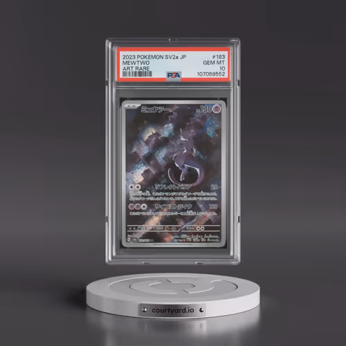 2023 Pokémon Sv2a-Pokemon 151 #183 Mewtwo - Art Rare (PSA 10 GEM MINT)