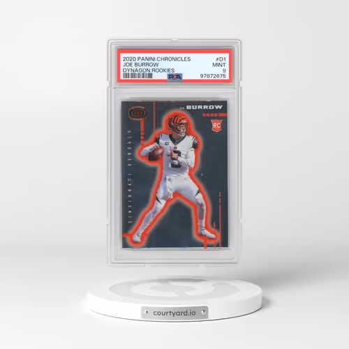 2020 Panini Chronicles Dynagon Rookies #D1 Joe Burrow (PSA 9 MINT)