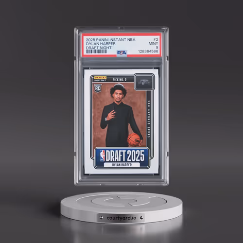 2025 Panini Instant NBA Draft Night #2 Dylan Harper (PSA 9 MINT)