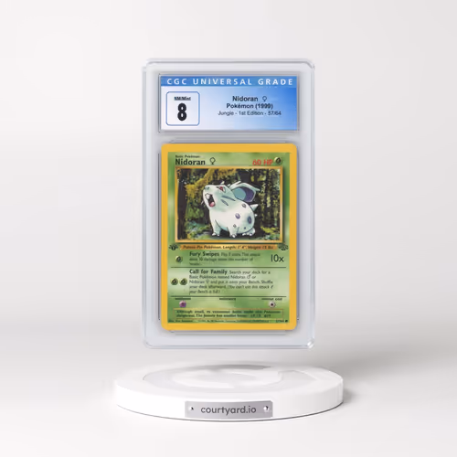 1999 Jungle #57/64 Nidoran â?? - 1st Edition 1st Edition (CGC 8 NM-MT)
