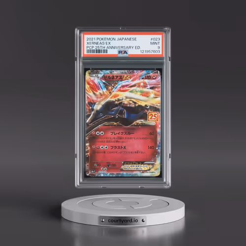 2021 Pokémon Promo Card Pack 25th Anniversary Edition #023 Xerneas EX - Holo (PSA 9 MINT)