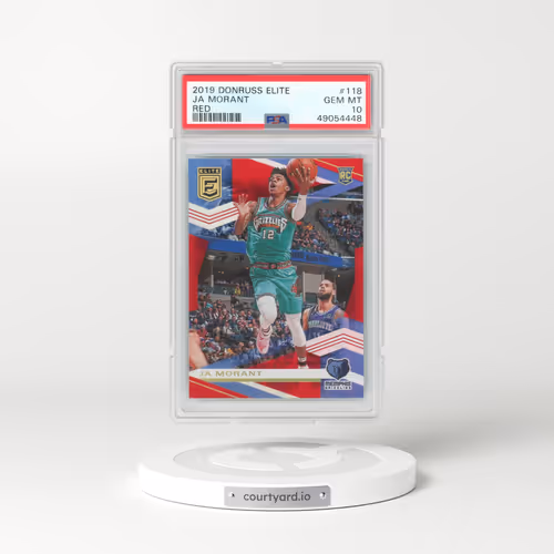 2019 Panini Donruss Elite #118 Ja Morant - Red (PSA 10 GEM MINT)