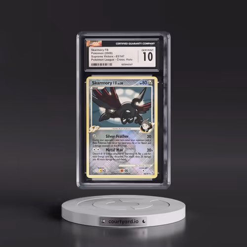 2009 Supreme Victors #83/147 Skarmory FB - Pokémon League Crosshatch Holo (Cross. Holo) (CGC 10 GEM