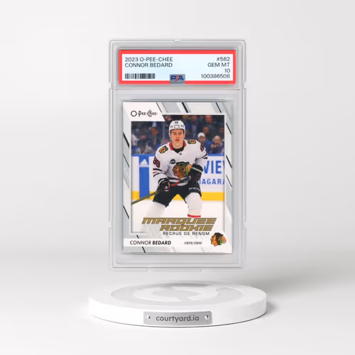 2023 Upper Deck O-Pee-Chee #582 Connor Bedard (PSA 10 GEM MINT)