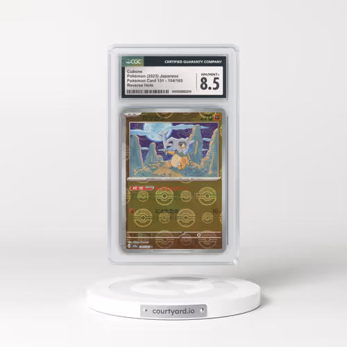 2023 Pokémon Card 151 #104/165 Cubone - Reverse Holo Poké Ball (CGC 8.5 NM-MT+)