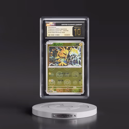 2023 Pokémon Sv2a-Pokémon 151 #125 Electabuzz - Reverse Holo (CGC 10 PRISTINE)