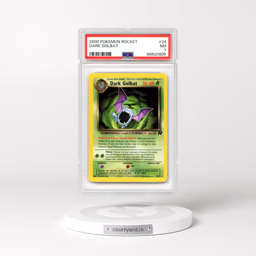2000 Rocket Gang #24 Dark Golbat (PSA 7 NM)