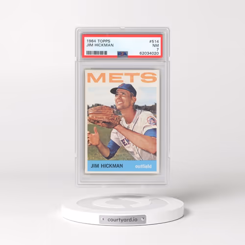 1964 Topps #514 Jim Hickman (PSA 7 NM)