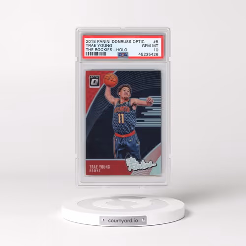 2018 Panini Donruss Optic the Rookies #5 Trae Young - Holo (PSA 10 GEM MINT)