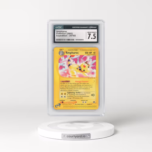 2002 Expedition #34/165 Ampharos (CGC 7.5 NM+)