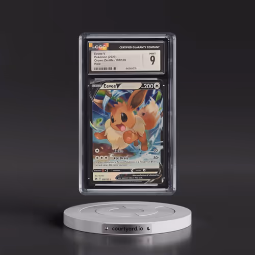 2022 Crown Zenith #108/159 Eevee V - Holo (CGC 9 MINT)