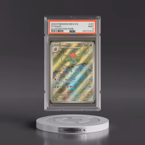 2023 Pokémon Mew EN-151 #167 Ivysaur - Illustration Rare (PSA 9 MINT)