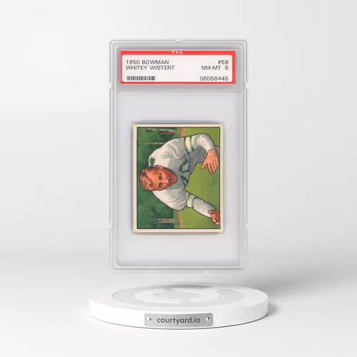 1950 Bowman #59 Whitey Wistert (PSA 8 NM-MT)