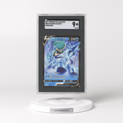 2021 Chilling Reign #45 Ice Rider Calyrex V Ultra Rare