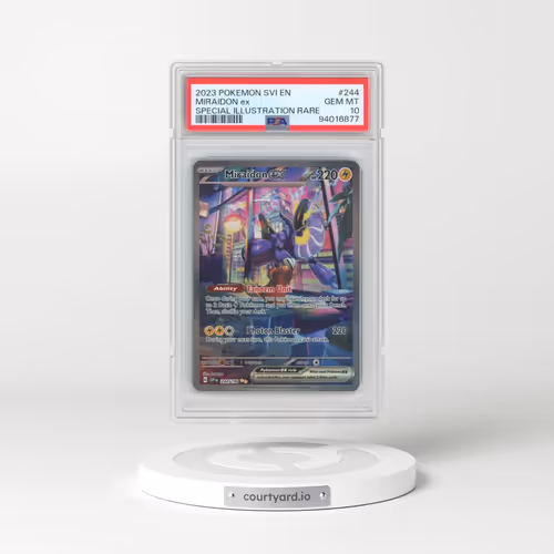 2023 Pokémon Svi EN-Scarlet & Violet #244 Miraidon EX - Holo Special Illustration Rare (PSA 10 GEM MINT)