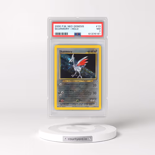 2000 Pokémon Neo Genesis #13 Skarmory - Holo (PSA 7 NM)