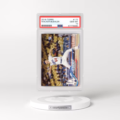 2018 Topps #177 Walker Buehler (PSA 10 GEM MINT)