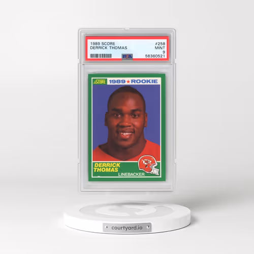 1989 Score #258 Derrick Thomas (PSA 9 MINT)